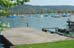 Panoramabild: Gesamtansicht der Badebrcken.